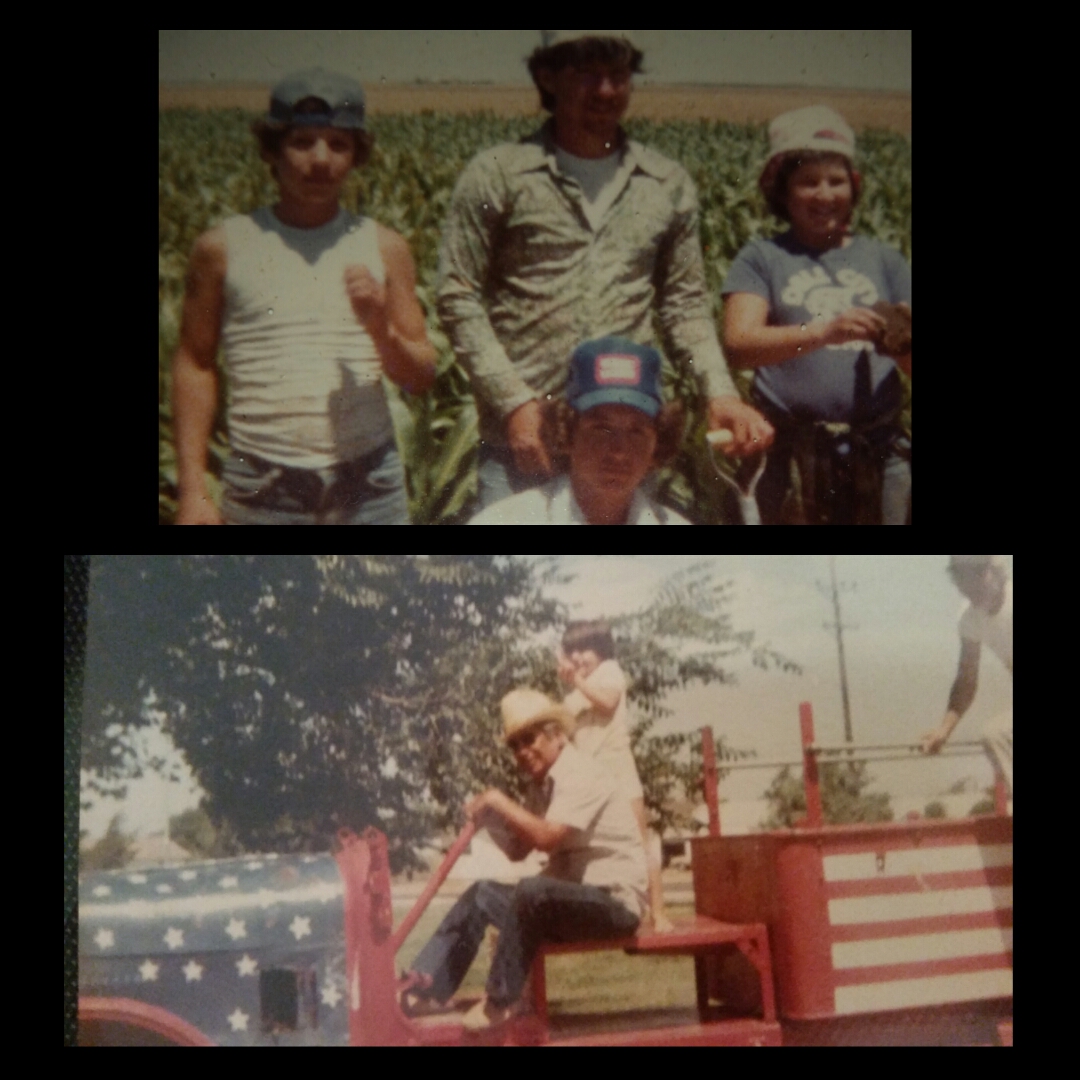Ramiro's children working fields and Ramiro Robles drives truck (1978-1991)